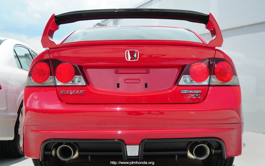 JDM MUGEN Red Steering Wheel Emblem For Honda Civic Accord S2000 FIT FA5 FD2 – 50x42mm Glossy Red Plastic